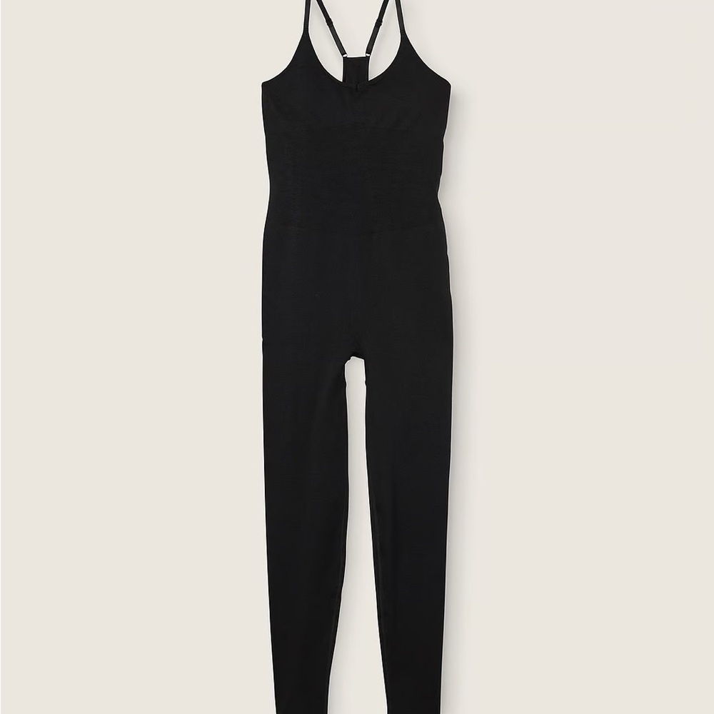 PINK Black Activewear Jumpsuit